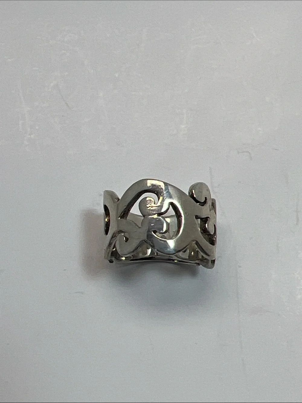 Silpada Sterling Silver .925 Openwork Filigree Ring R1200 Size 9